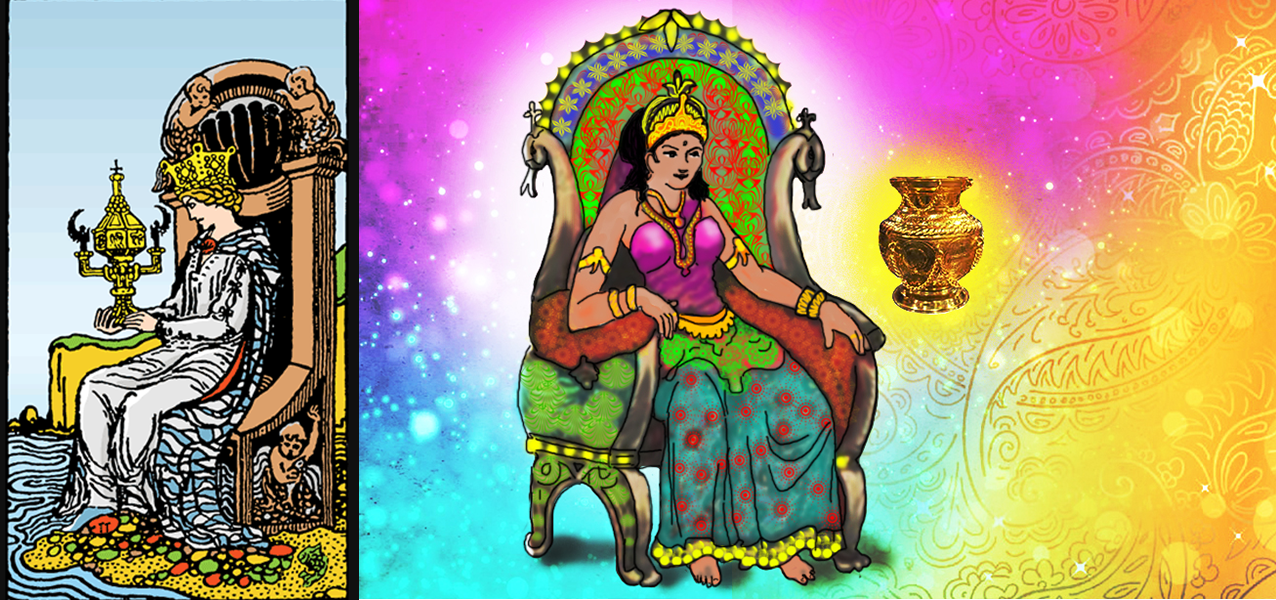 tarot.ideazunlimited.net.Queen of The Cups